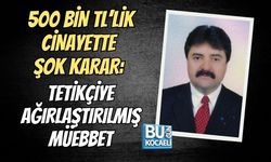 500 BİN TL’LİK CİNAYETTE ŞOK KARAR: TETİKÇİYE AĞIRLAŞTIRILMIŞ MÜEBBET