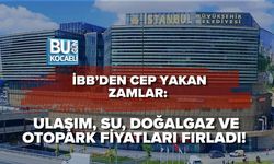 İBB’DEN CEP YAKAN ZAMLAR: ULAŞIM, SU, DOĞALGAZ VE OTOPARK FİYATLARI FIRLADI!