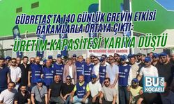 GÜBRETAŞ'TA 140 GÜNLÜK GREVİN ETKİSİ RAKAMLARLA ORTAYA ÇIKTI: ÜRETİM KAPASİTESİ YARIYA DÜŞTÜ