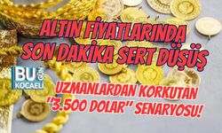 ALTIN FİYATLARINDA SON DAKİKA SERT DÜŞÜŞ: UZMANLARDAN KORKUTAN "3.500 DOLAR" SENARYOSU!