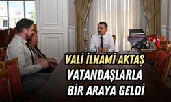 VALİ İLHAMİ AKTAŞ VATANDAŞLARLA BİR ARAYA GELDİ