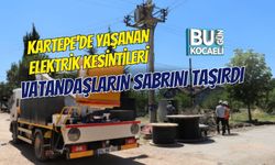 KARTEPE'DE YAŞANAN ELEKTRİK KESİNTİLERİ VATANDAŞLARIN SABRINI TAŞIRDI