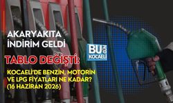 AKARYAKITA İNDİRİM GELDİ, TABLO DEĞİŞTİ: KOCAELİ’DE BENZİN, MOTORİN VE LPG FİYATLARI NE KADAR? (16 HAZİRAN 2026)