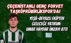 ÇEÇENİSTANLI GENÇ FORVET TAŞKÖPRÜBİRLİKSPOR'DA! ​YEŞİL-BEYAZLI EKİPTEN GELECEĞE YATIRIM: UMAR HAYDAR İMZAYI ATTI