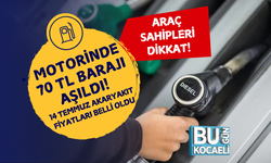 ALMOTORİNDE 70 TL BARAJI AŞILDI! 14 TEMMUZ AKARYAKIT FİYATLARI BELLİ OLDU