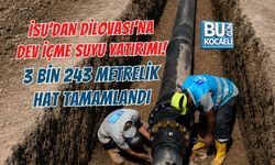 İSU’DAN DİLOVASI’NA DEV İÇME SUYU YATIRIMI! 3 BİN 243 METRELİK HAT TAMAMLANDI
