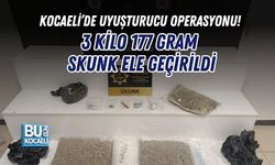 KOCAELİ’DE UYUŞTURUCU OPERASYONU! 3 KİLO 177 GRAM SKANK ELE GEÇİRİLDİ