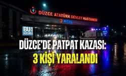 DÜZCE’DE PATPAT KAZASI: 3 KİŞİ YARALANDI