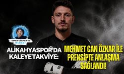 ALİKAHYASPOR'DA KALEYE TAKVİYE: MEHMET CAN ÖZKAR İLE PRENSİPTE ANLAŞMA SAĞLANDI!