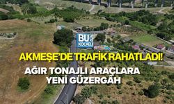 AKMEŞE’DE TRAFİK RAHATLADI! AĞIR TONAJLI ARAÇLARA YENİ GÜZERGÂH