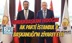 CUMHURBAŞKANI ERDOĞAN AK PARTİ İSTANBUL İL BAŞKANLIĞI'NI ZİYARET ETTİ