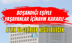 BOŞANDIĞI EŞİYLE YAŞAYANLAR İÇİN AYM KARARI! AYLIK VE GELİRLER KESİLEBİLECEK
