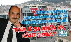 İZMİT BELEDİYESİ'NDEKİ TARTIŞMALARA MHP KOCAELİ ESKİ İL BAŞKANI ÇAVDAR'DAN AÇIKLAMA