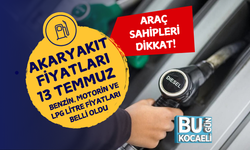AKARYAKIT FİYATLARI 13 TEMMUZ 2026: BENZİN, MOTORİN VE LPG LİTRE FİYATLARI BELLİ OLDU