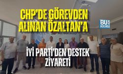 CHP’DE GÖREVDEN ALINAN ÖZALTAN’A İYİ PARTİ’DEN DESTEK ZİYARETİ