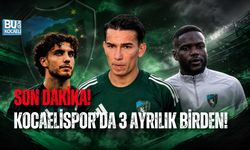 SON DAKİKA! KOCAELİSPOR’DA 3 AYRILIK BİRDEN!