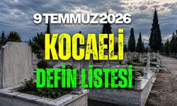 KOCAELİ 9 TEMMUZ 2026 DEFİN LİSTESİ