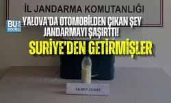 YALOVA’DA OTOMOBİLDEN ÇIKAN ŞEY JANDARMAYI ŞAŞIRTTI! SURİYE’DEN GETİRMİŞLER
