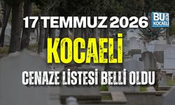 KOCAELİ’DE 17 TEMMUZ CENAZE LİSTESİ BELLİ OLDU