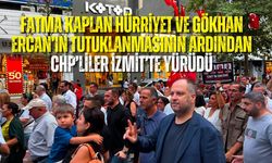 FATMA KAPLAN HÜRRİYET VE GÖKHAN ERCAN’IN TUTUKLANMASININ ARDINDAN CHP’LİLER İZMİT’TE YÜRÜDÜ