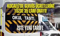 KOCAELİ’DE SERVİS ÜCRETLERİNE YÜZDE 35 ZAM ONAYI! İŞTE YENİ TARİFE