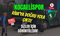 KOCAELİSPOR RİVA’YA DOĞRU YOLA ÇIKTI! SİZLER İÇİN GÖRÜNTÜLEDİK!