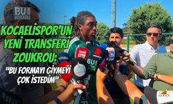 KOCAELİSPOR’UN YENİ TRANSFERİ ZOUKROU: “BU FORMAYI GİYMEYİ ÇOK İSTEDİM”