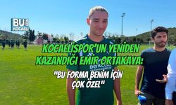 KOCAELİSPOR’UN YENİDEN KAZANDIĞI EMİR ORTAKAYA: “BU FORMA BENİM İÇİN ÇOK ÖZEL”