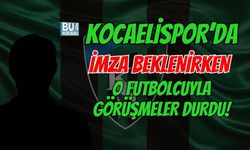 KOCAELİSPOR’DA İMZA BEKLENİRKEN O FUTBOLCUYLA GÖRÜŞMELER DURDU!