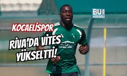 KOCAELİSPOR RİVA’DA VİTES YÜKSELTTİ!