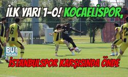 İLK YARI 1-0! KOCAELİSPOR, İSTANBULSPOR KARŞISINDA ÖNDE