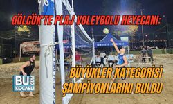 GÖLCÜK'TE PLAJ VOLEYBOLU HEYECANI: BÜYÜKLER KATEGORİSİ ŞAMPİYONLARINI BULDU