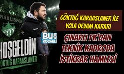 GÖKTUĞ KARAASLANER İLE YOLA DEVAM KARARI ​ÇINARLI FK'DAN TEKNİK KADRODA İSTİKRAR HAMLESİ