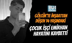Gölcük'te İnşaattan Düşen 14 Yaşındaki Çocuk İşçi Emirhan Hayatını Kaybetti