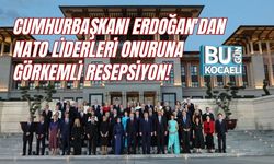 CUMHURBAŞKANI ERDOĞAN'DAN NATO LİDERLERİ ONURUNA GÖRKEMLİ RESEPSİYON!
