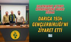 GALATASARAY ALTYAPI KOORDİNATÖRÜ MURAT DİZDAR, DARICA 1934 GENÇLERBİRLİĞİ'Nİ ZİYARET ETTİ