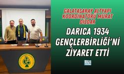 GALATASARAY ALTYAPI KOORDİNATÖRÜ MURAT DİZDAR, DARICA 1934 GENÇLERBİRLİĞİ'Nİ ZİYARET ETTİ