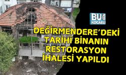DEĞİRMENDERE’DEKİ TARİHÎ BİNANIN RESTORASYON İHALESİ YAPILDI
