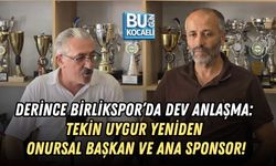 DERİNCE BİRLİKSPOR’DA DEV ANLAŞMA: TEKİN UYGUR YENİDEN ONURSAL BAŞKAN VE ANA SPONSOR!