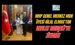 MHP’Lİ HİLAL ELMAS’TAN DEVLET BAHÇELİ’YE ZİYARET