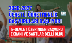 2026-2027 ÜCRETLİ ÖĞRETMENLİK BAŞVURULARI BAŞLIYOR! E-DEVLET ÜZERİNDEN BAŞVURU EKRANI VE ŞARTLAR BELLİ OLDU