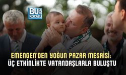 EMENGEN'DEN YOĞUN PAZAR MESAİSİ: ÜÇ ETKİNLİKTE VATANDAŞLARLA BULUŞTU