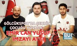 GÖLCÜKSPOR’DA ŞEHRİN ÇOCUĞU YUVADA: EMİR CAN YUSUF İMZAYI ATTI