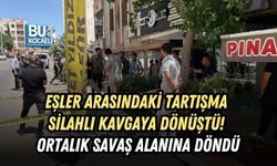 EŞLER ARASINDAKİ TARTIŞMA SİLAHLI KAVGAYA DÖNÜŞTÜ! ORTALIK SAVAŞ ALANINA DÖNDÜ