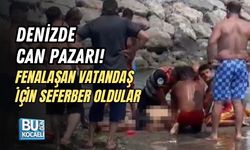 DENİZDE CAN PAZARI! FENALAŞAN VATANDAŞ İÇİN SEFERBER OLDULAR