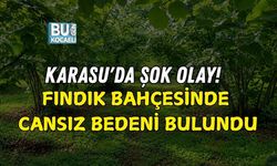 KARASU'DA ŞOK OLAY! FINDIK BAHÇESİNDE CANSIZ BEDENİ BULUNDU