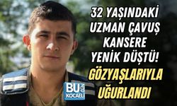32 YAŞINDAKİ UZMAN ÇAVUŞ KANSERE YENİK DÜŞTÜ! GÖZYAŞLARIYLA UĞURLANDI