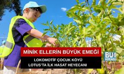 MİNİK ELLERİN BÜYÜK EMEĞİ: LOKOMOTİF ÇOCUK KÖYÜ LOTUS’TA İLK HASAT HEYECANI