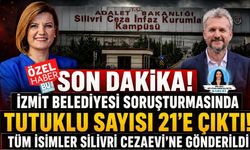 SON DAKİKA! İZMİT BELEDİYESİ SORUŞTURMASINDA TUTUKLU SAYISI 21’E ÇIKTI! TÜM İSİMLER SİLİVRİ CEZAEVİ’NE GÖNDERİLDİ