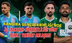 KANDIRA GENÇLERBİRLİĞİ'NDE İÇ TRANSFER HAREKETLİLİĞİ! DÖRT İSİMLE YENİDEN ANLAŞMA
